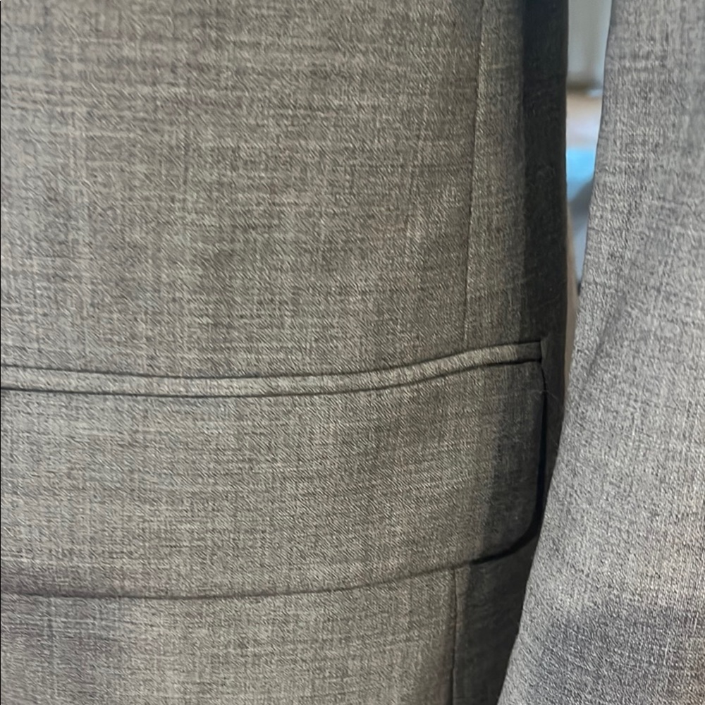 Talbots Light Gray Two-Button Blazer - Picture 3 of 13